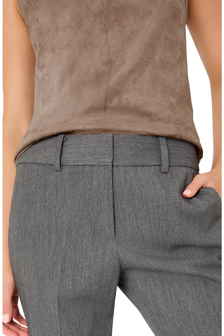 Nicola Wool Blend Crop Pants, Alternate, color, DARK GREY
