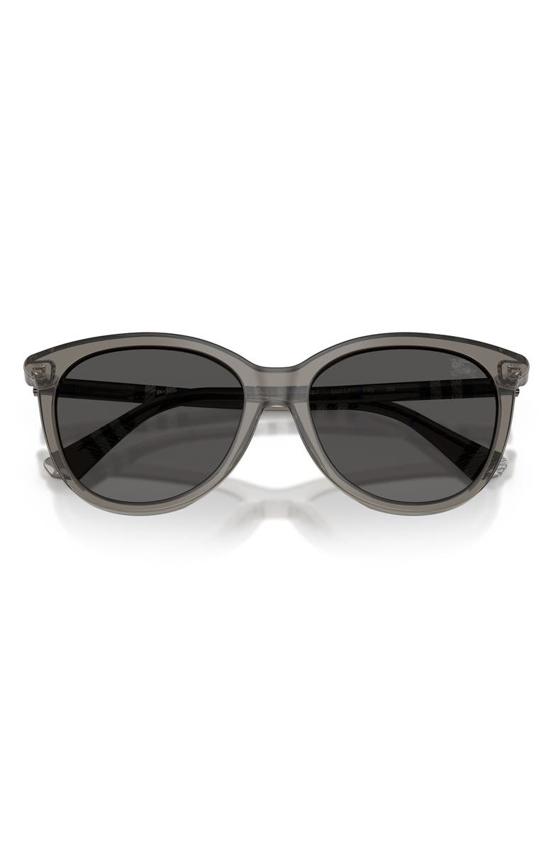 Burberry 55mm Phantos Sunglasses, Alternate, color, Grey