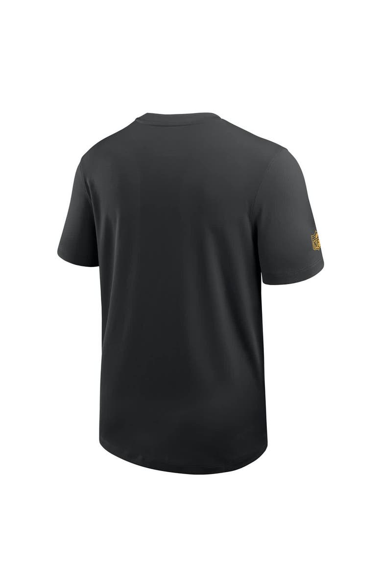 Nike Men's Nike Black Pittsburgh Steelers Sideline UV Performance Coach Shirt, Alternate, color, Black