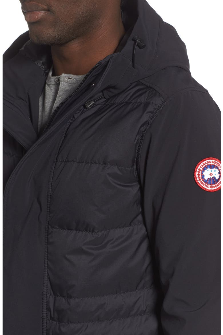 Breton 675-Fill Power Down Coat, Alternate, color, BLACK