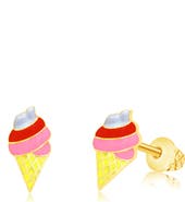 Chanteur Kids' Ice Cream Stud Earrings