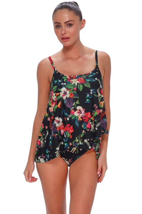 Elena Tankini Swimsuit Top - DD Cup