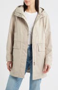 Sam Edelman Water Repellent Hooded Jacket