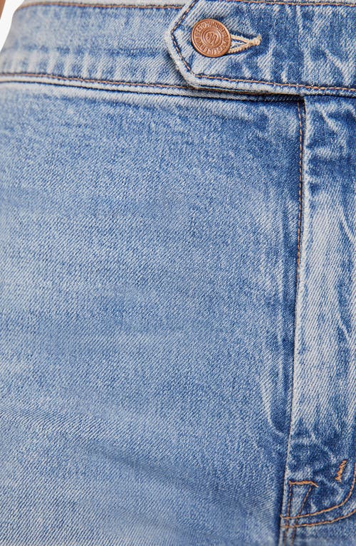 Mother The Tab Roller Skimp Fight For Your Right Jeans In Blue