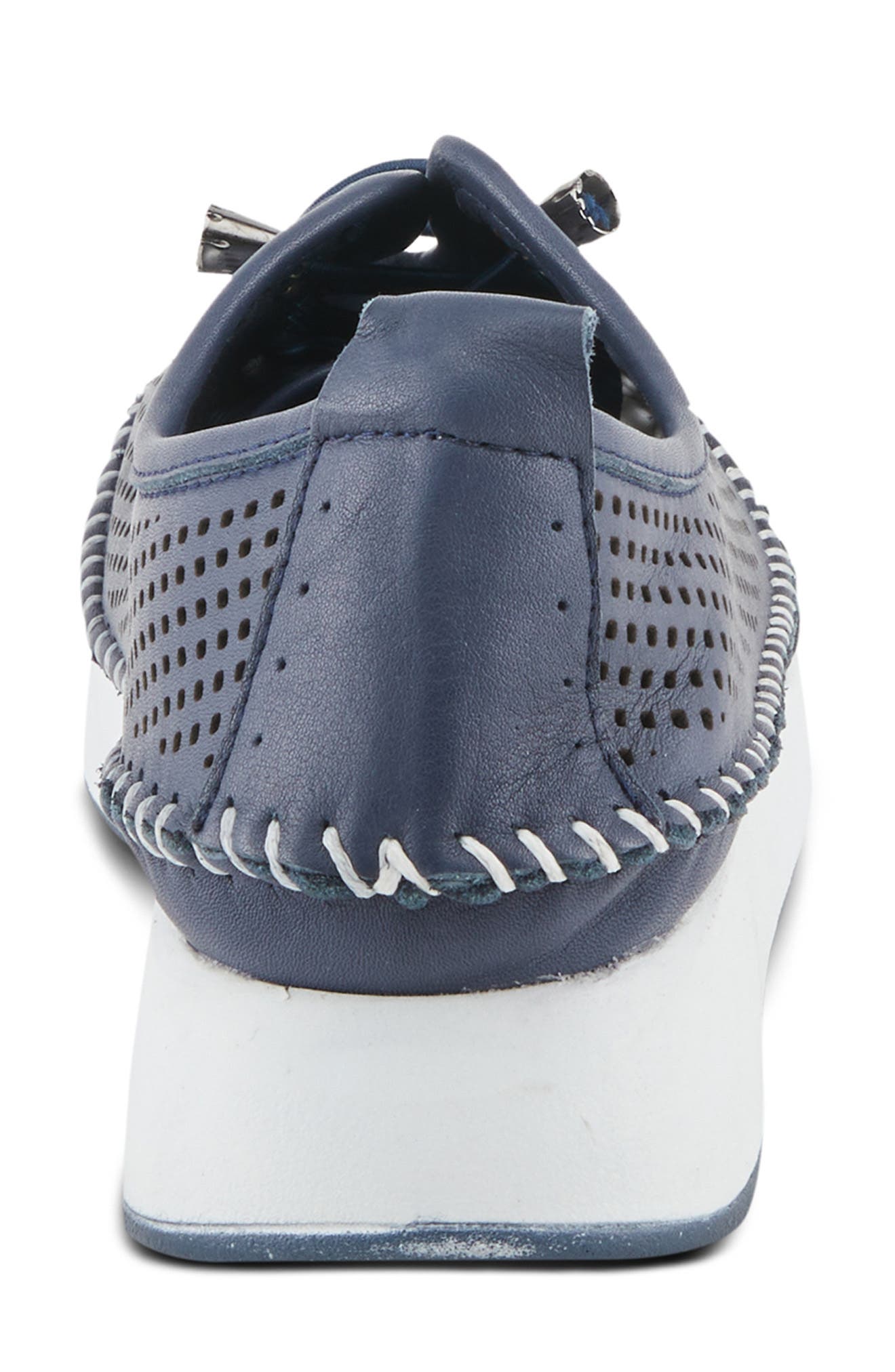 Eastwood Platform Sneaker, Alternate, color, NAVY
