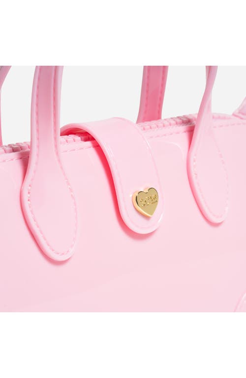 Stoney Clover Lane Jelly Pouchette Clear Crossbody Bag In Pink