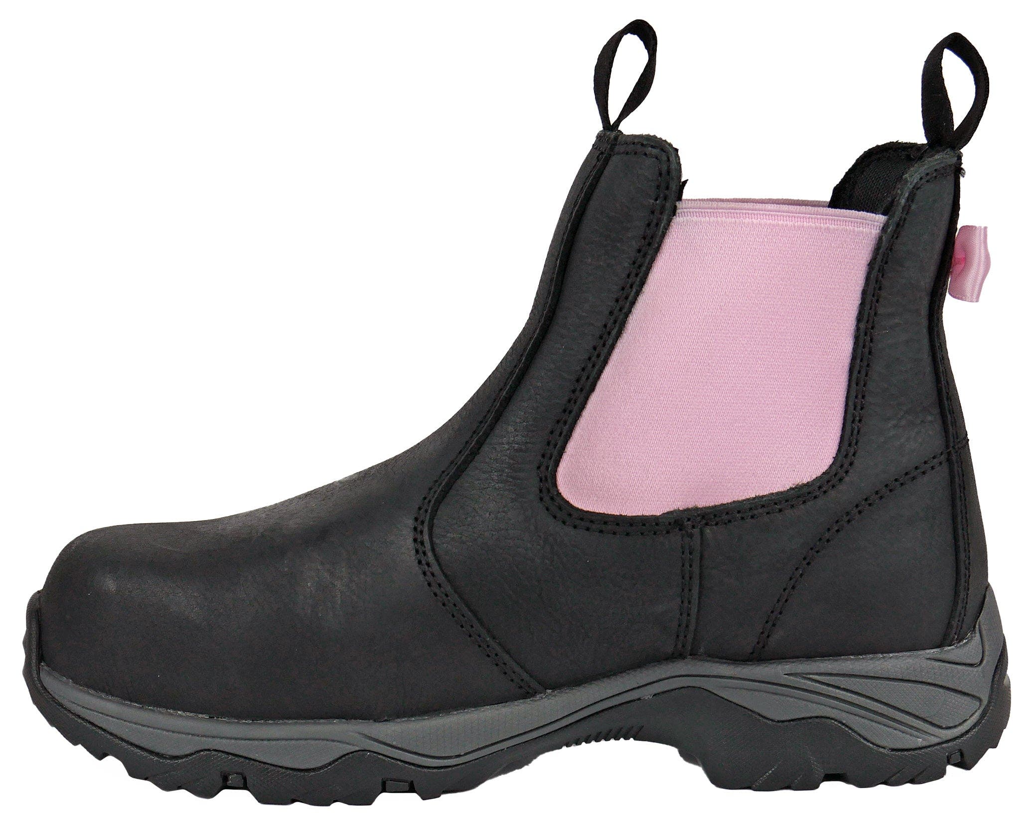 Moxie Trades Moxie Angel Womens Composite Toe Work Shoe, Alternate, color, Black