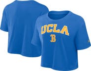 Jordan Brand Women's Jordan Brand Blue UCLA Bruins Athletic Prep Arch Cropped Performance T-Shirt