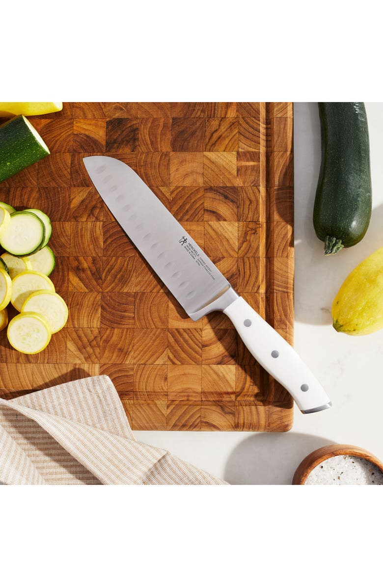 HENCKELS CUTLERY Forged Accent 7-Inch Chef's Knife, Alternate, color, White