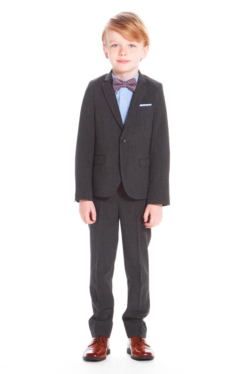 Andy & Evan 2 PIECE SUIT WITH STRETCH, Alternate, color, Grey