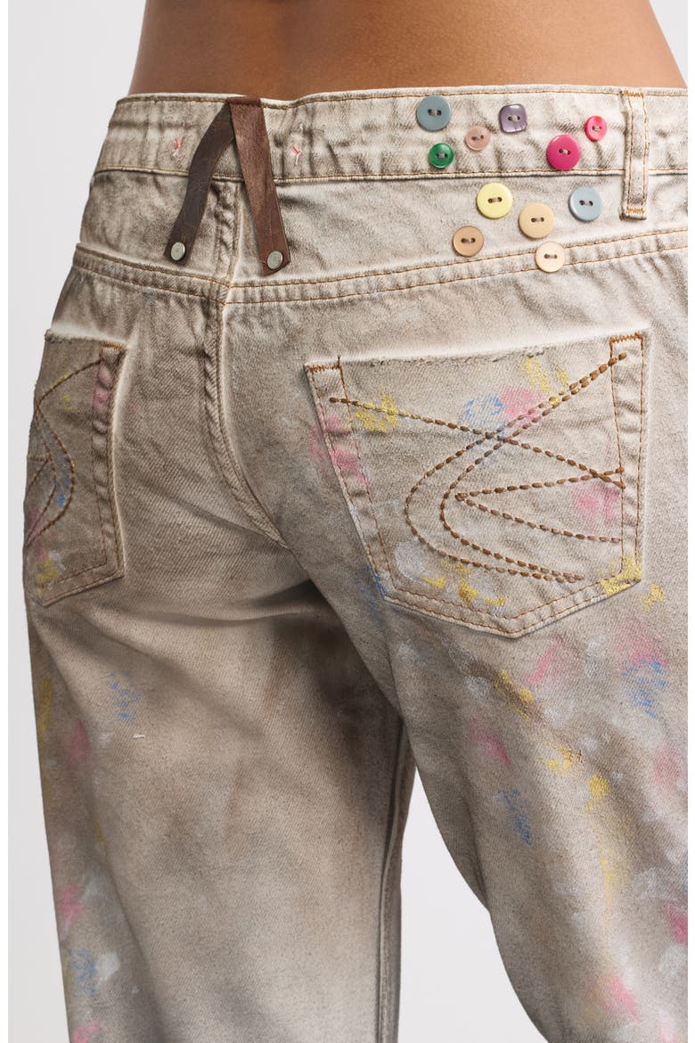 Rider Low Rise Wide Leg Jeans, Alternate, color, MULTI