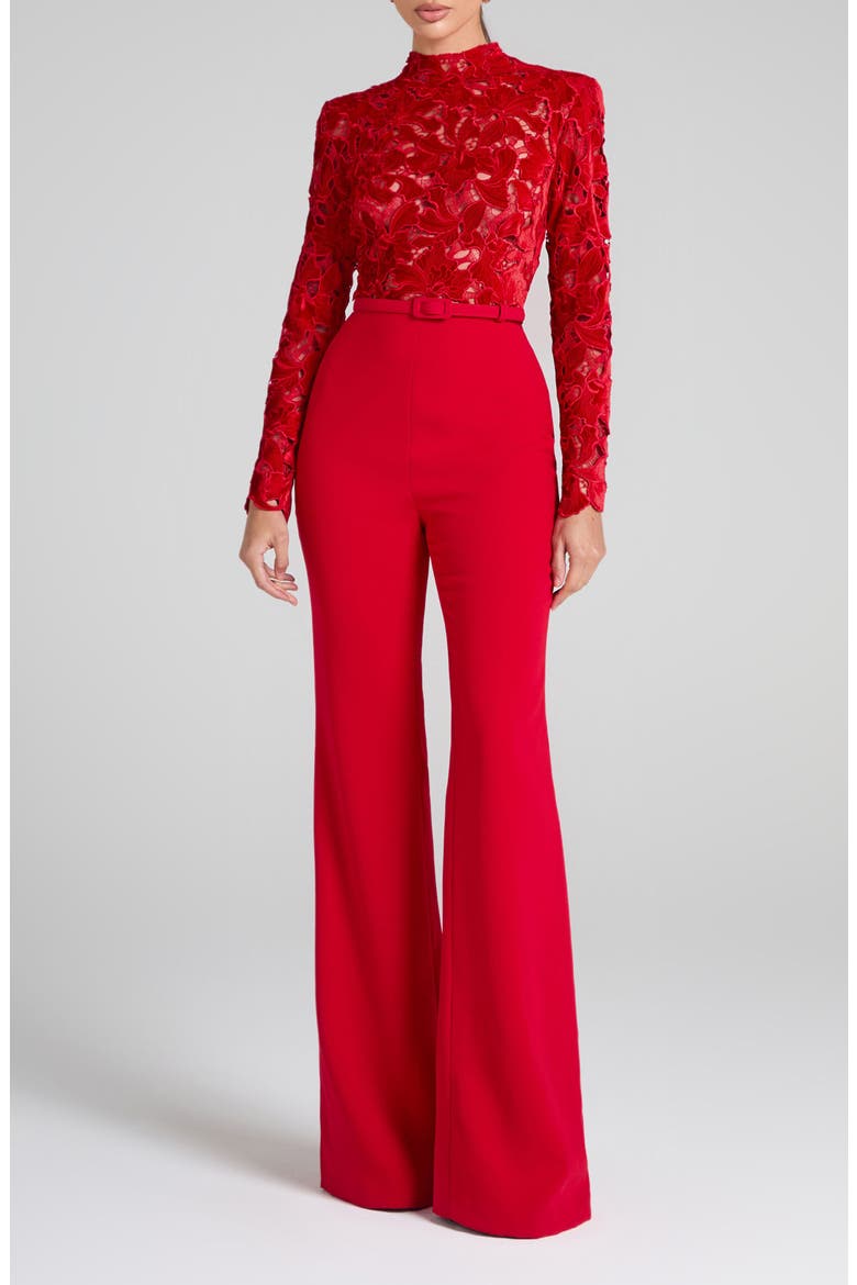 Eleanor Wide Leg Jumpsuit, Main, color, RED