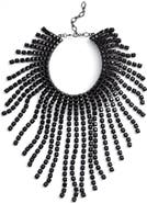 CRISTABELLE Graduated Fringe Statement Necklace