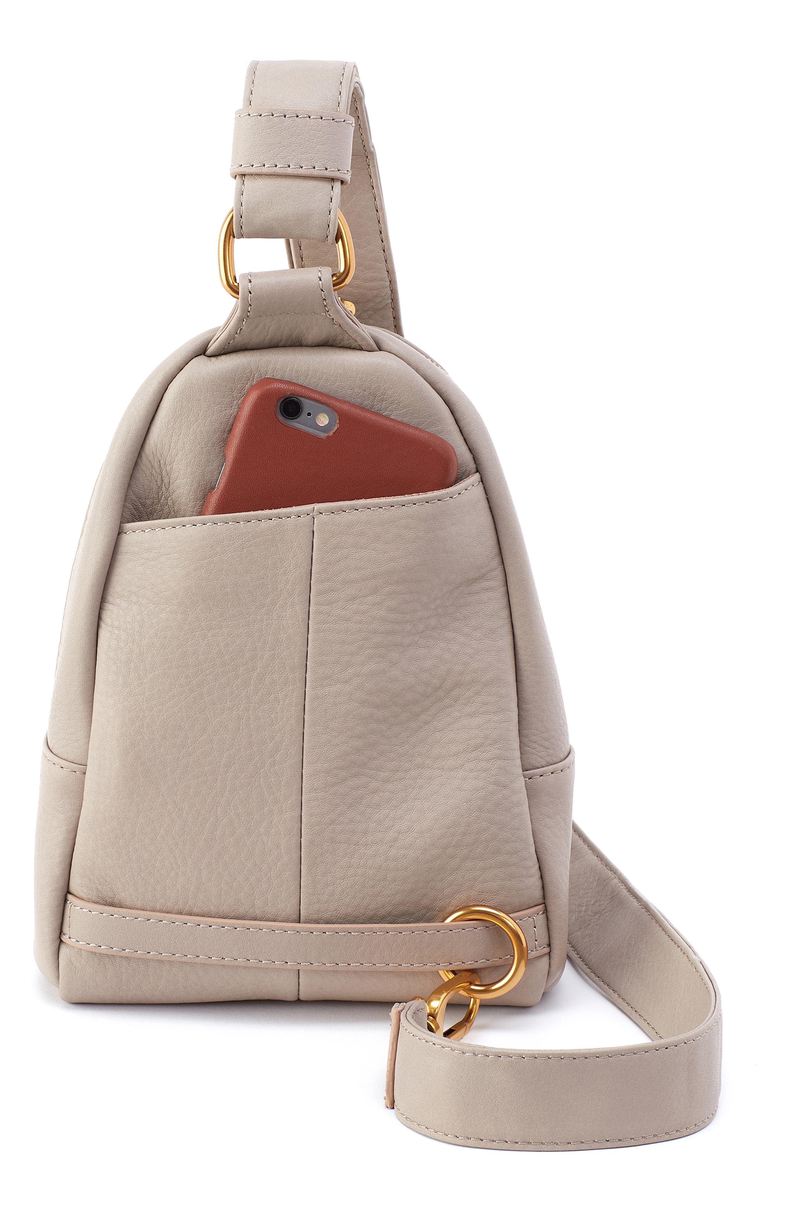 Fern Leather Sling Bag, Alternate, color, TAUPE