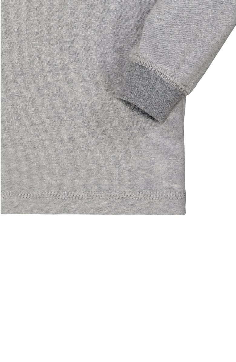 Hope & Henry Baby Boys' Quilted Henley Tee, Infant, Alternate, color, Gray Heather Quilted