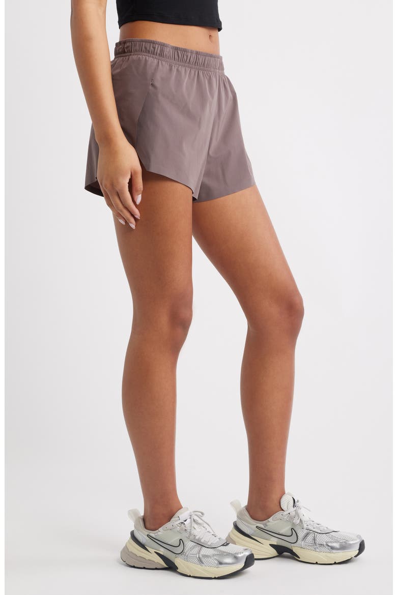 Stretch Nylon Runner Shorts, Alternate, color, NSKM RESIN