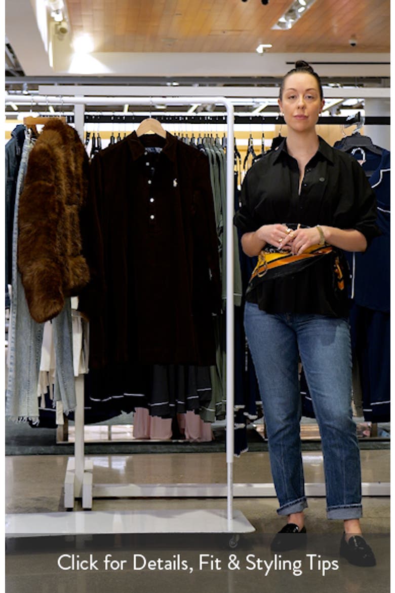 Pleated Cotton Corduroy Shirtdress video