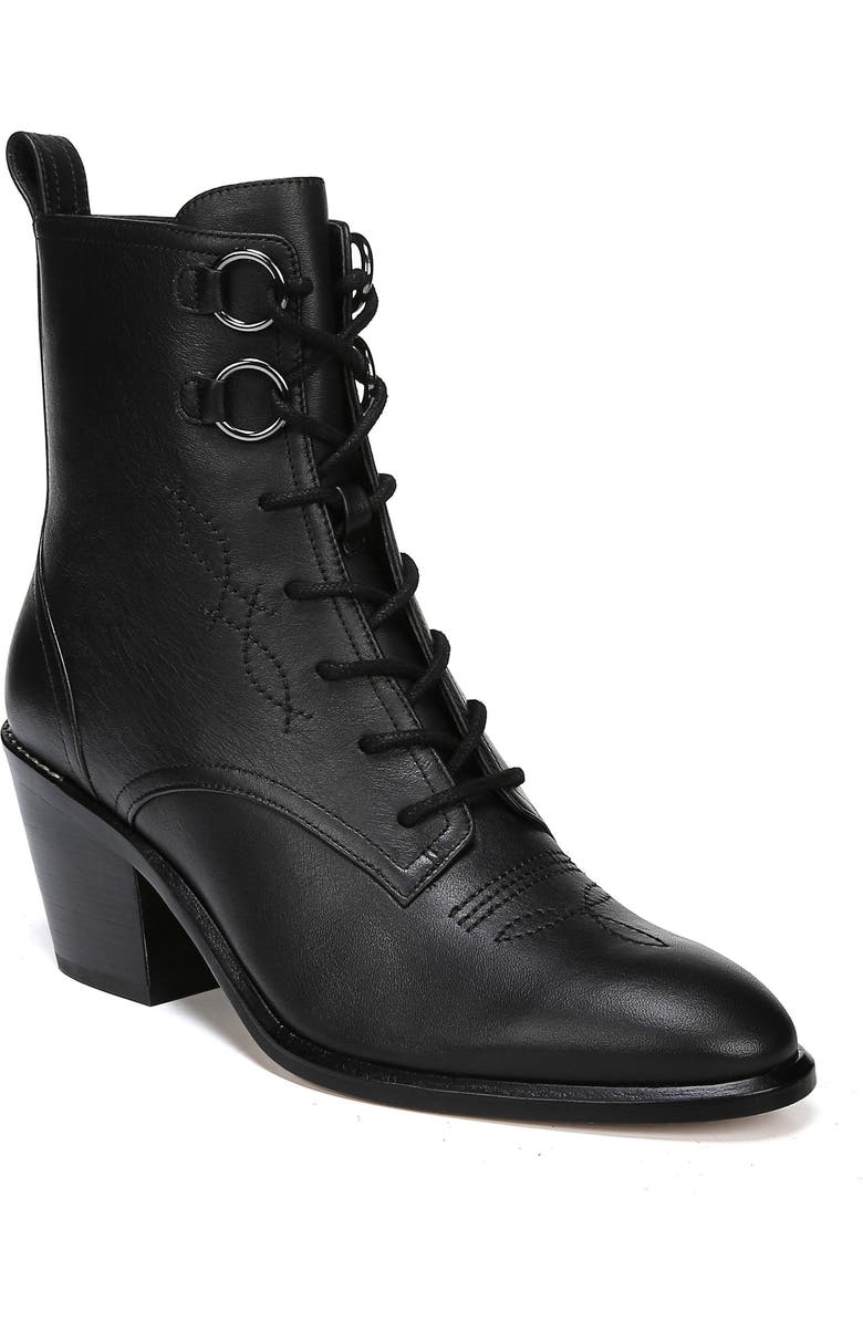 Diane von Furstenberg Dakota Lace-Up Bootie, Main, color,