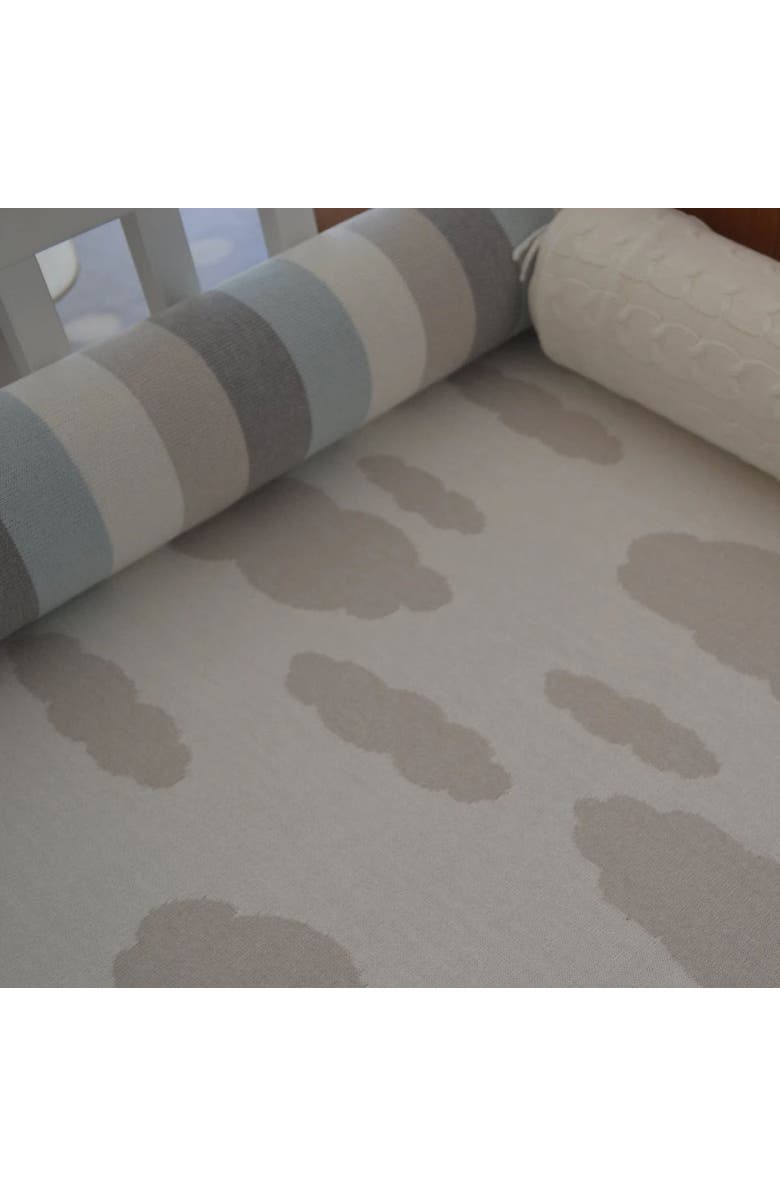 RIAN TRICOT Cotton Cloud Blanket, Alternate, color, White