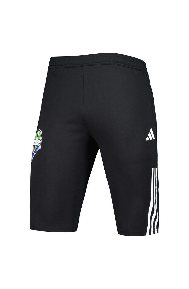 adidas Men's adidas Black Seattle Sounders FC 2023 On-Field Training AEROREADY Half Pants, Alternate, color, Black