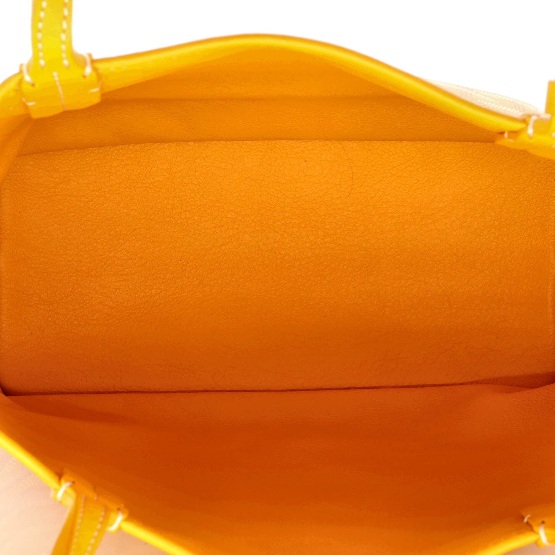 Pre-Owned Goyard Anjou Reversible Tote Coated Canvas Mini, Alternate, color, Yellow