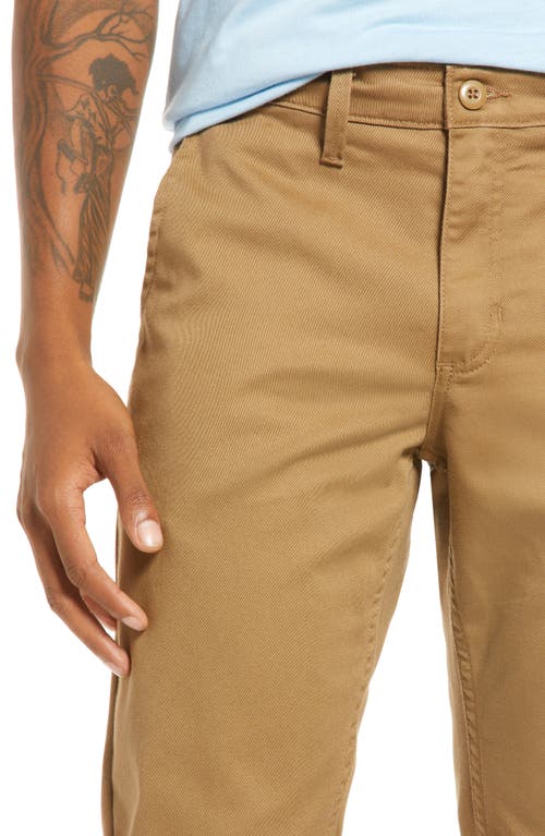 Shop Vans Authentic Slim Fit Chino Pants In Dirt