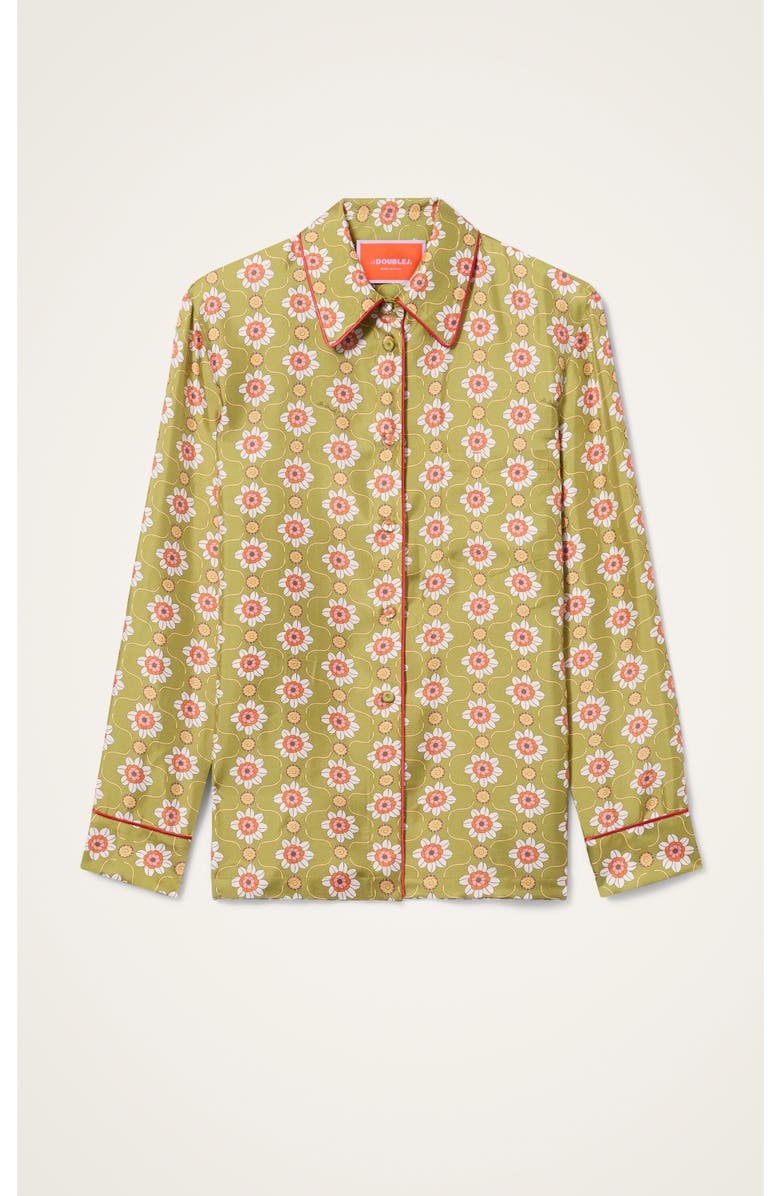 La DoubleJ Boy Shirt With Piping, Alternate, color, Ambrosia Green