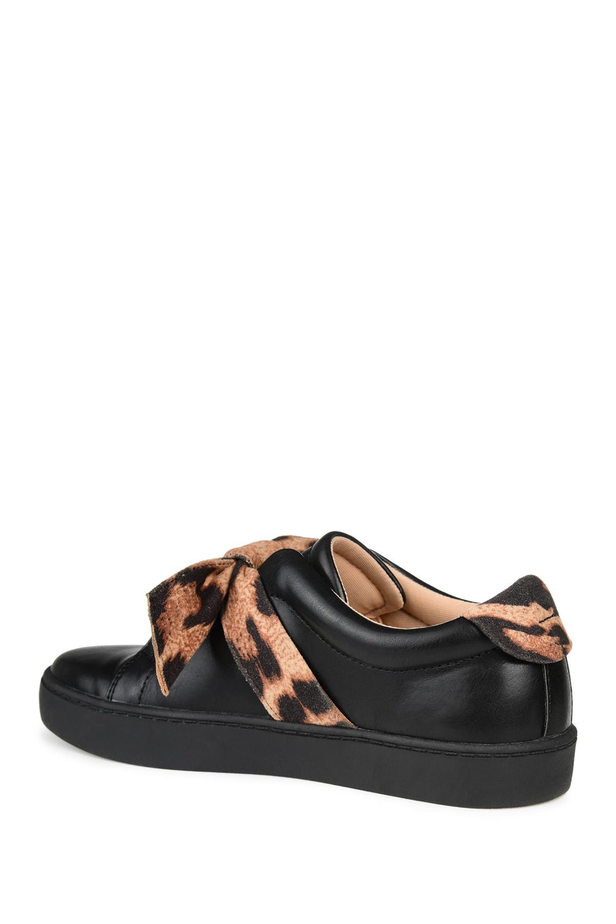Journee Collection Abrina Sneaker, Alternate, color, Black
