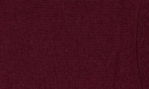 Rag & Bone Michal Short Sleeve Crop Cardigan In Burgundy