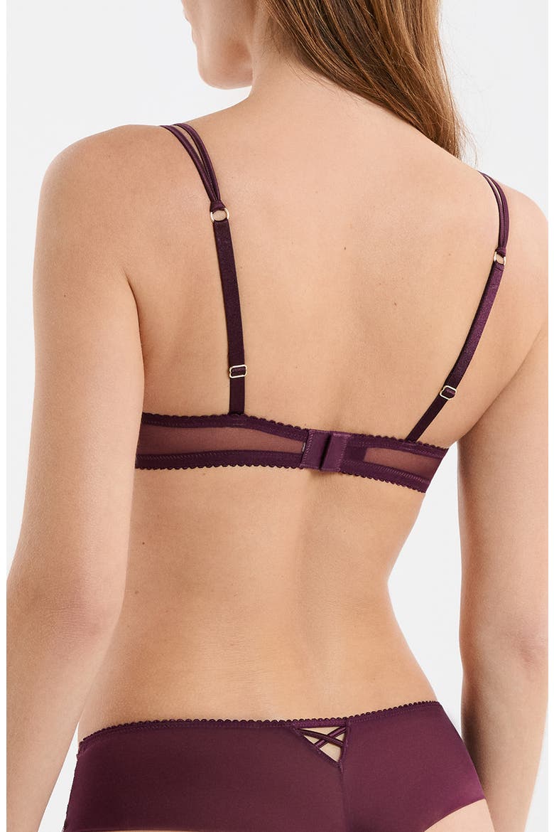 It's Cherry Underwire Bra, Alternate, color, PLUM