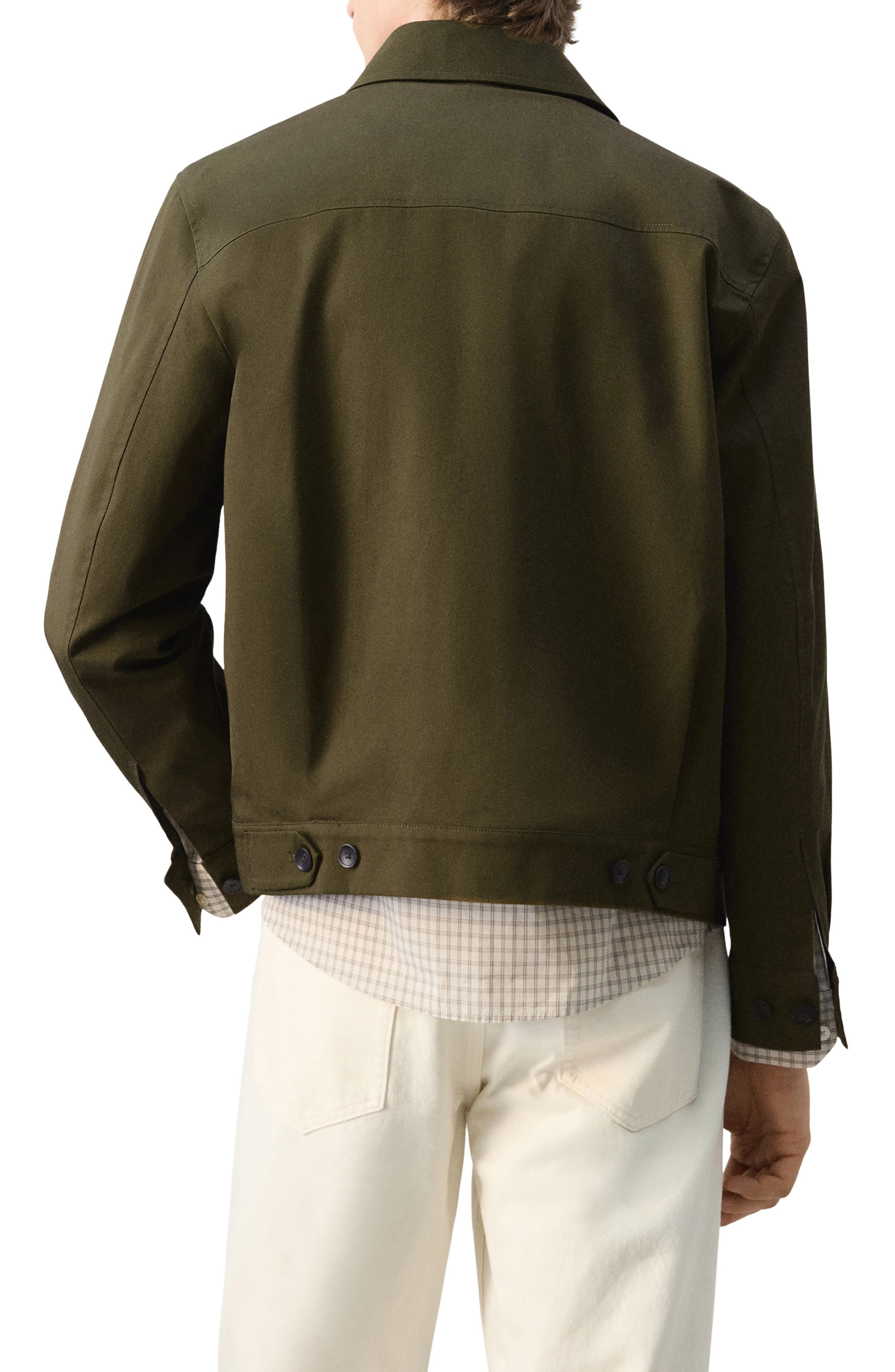 MANGO Water Repellent Cotton Twill Jacket — фото 2