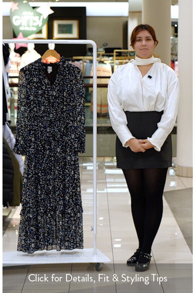 Anabelle Cheetah Print Long Sleeve Dress video