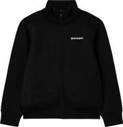 Palm Angels Kids' Curved Logo Track Jacket