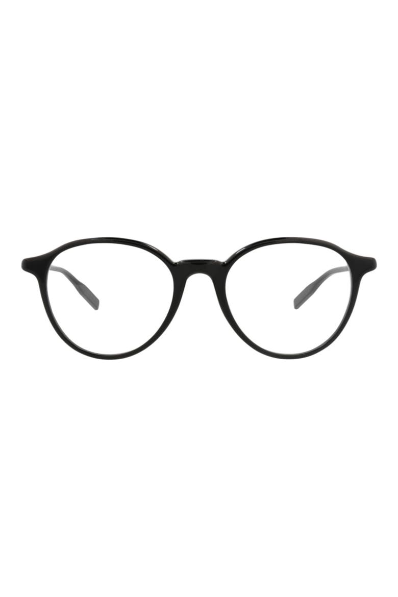 52mm Round Optical Glasses, Main, color, BLACK TRANSPARENT
