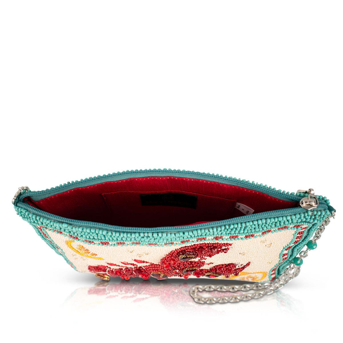 Mary Frances Accessories Crack Me Up Crossbody Handbag, Alternate, color, Blue