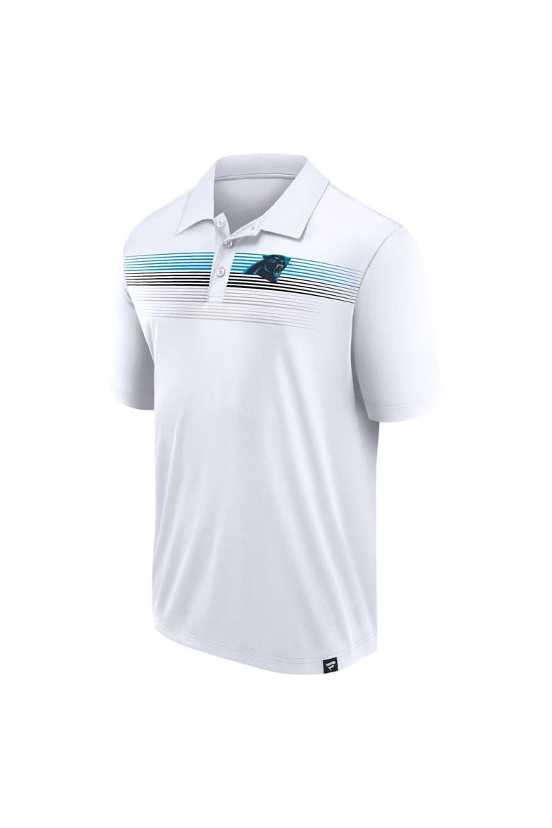 Men's Fanatics Branded White Carolina Panthers Victory For Us Interlock Polo, Alternate, color, White