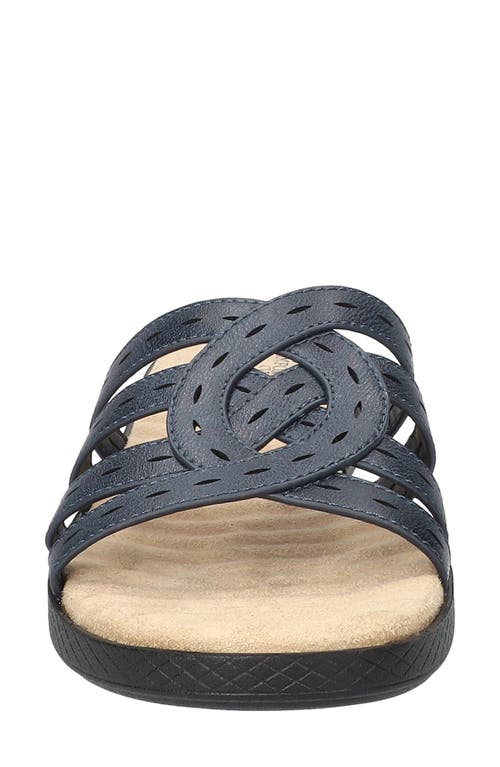 EASY STREET EASY STREET CAMMIE PERFORATED SANDAL