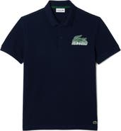 Lacoste Regular Fit Cotton Piqué Graphic Polo