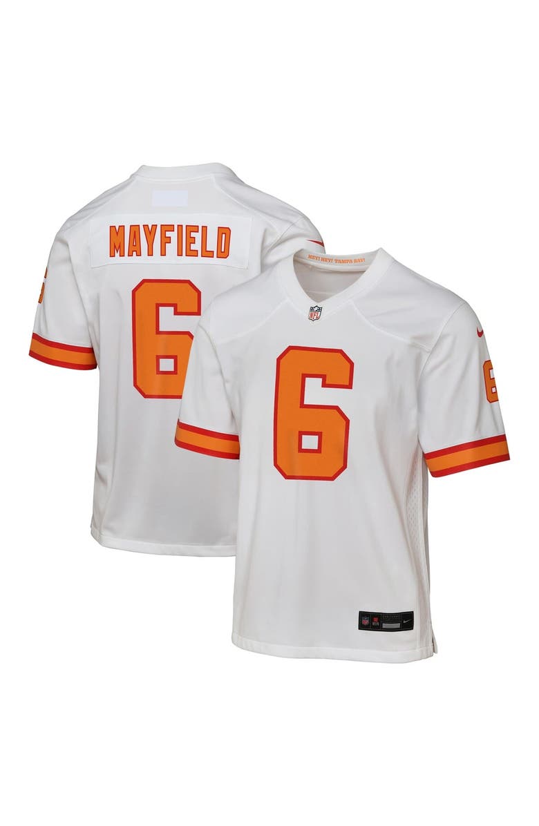 Nike Youth Baker Mayfield White '76 Tampa Bay Buccaneers Game Jersey, Main, color, White