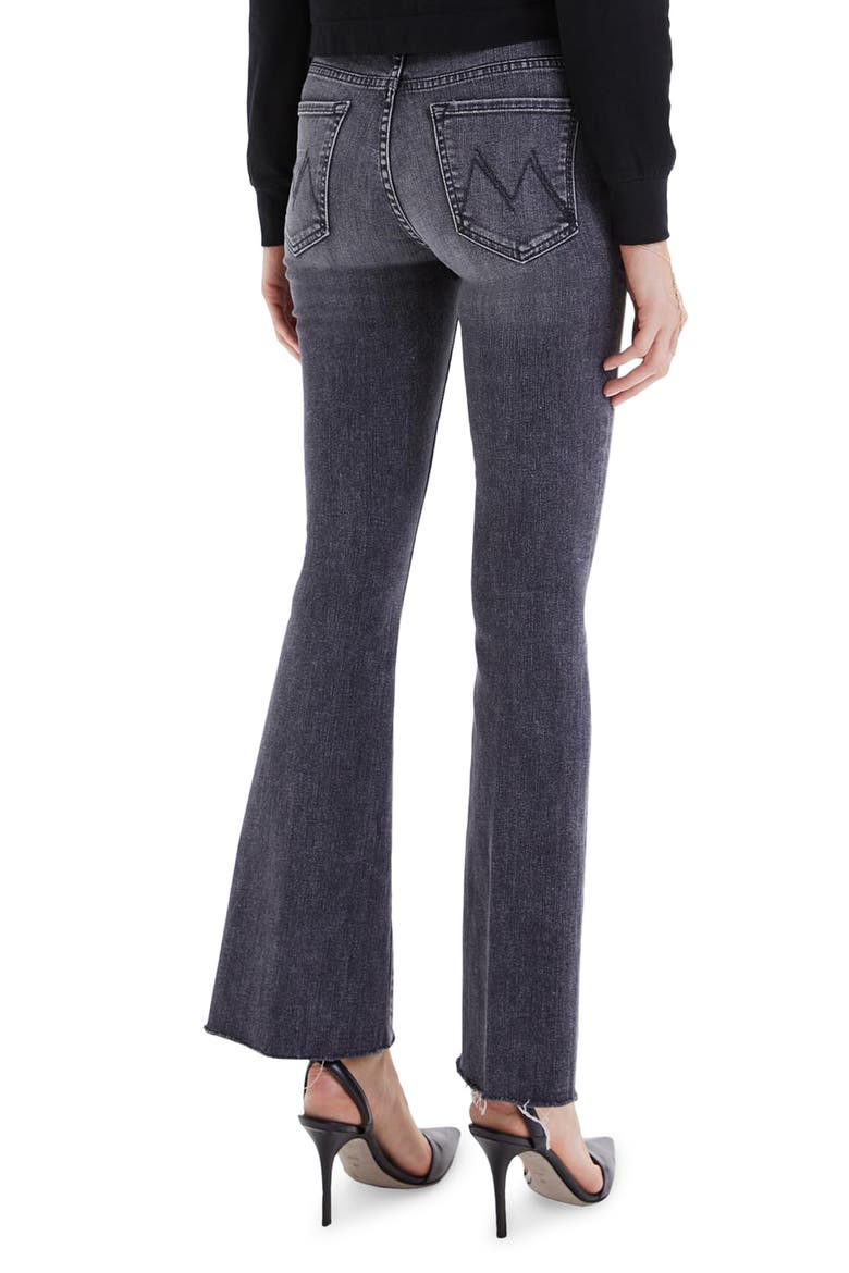 Fray Hem Flare Jeans, Alternate, color, FRIDAY THE
