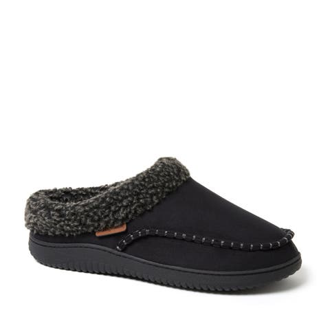 Marshall Microsuede Moccasin Toe Clog Slipper (Men)