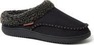 DEARFOAMS Marshall Microsuede Moccasin Toe Clog Slipper