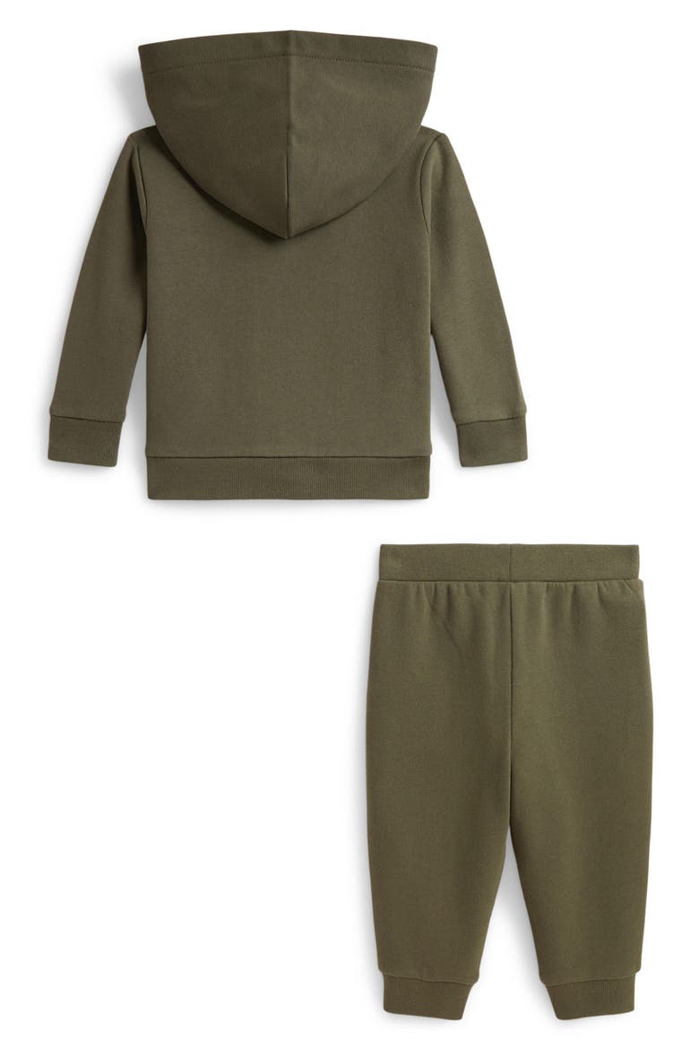 Kids' Polo Hoodie & Joggers Set, Alternate, color, CRUISE OLIVE