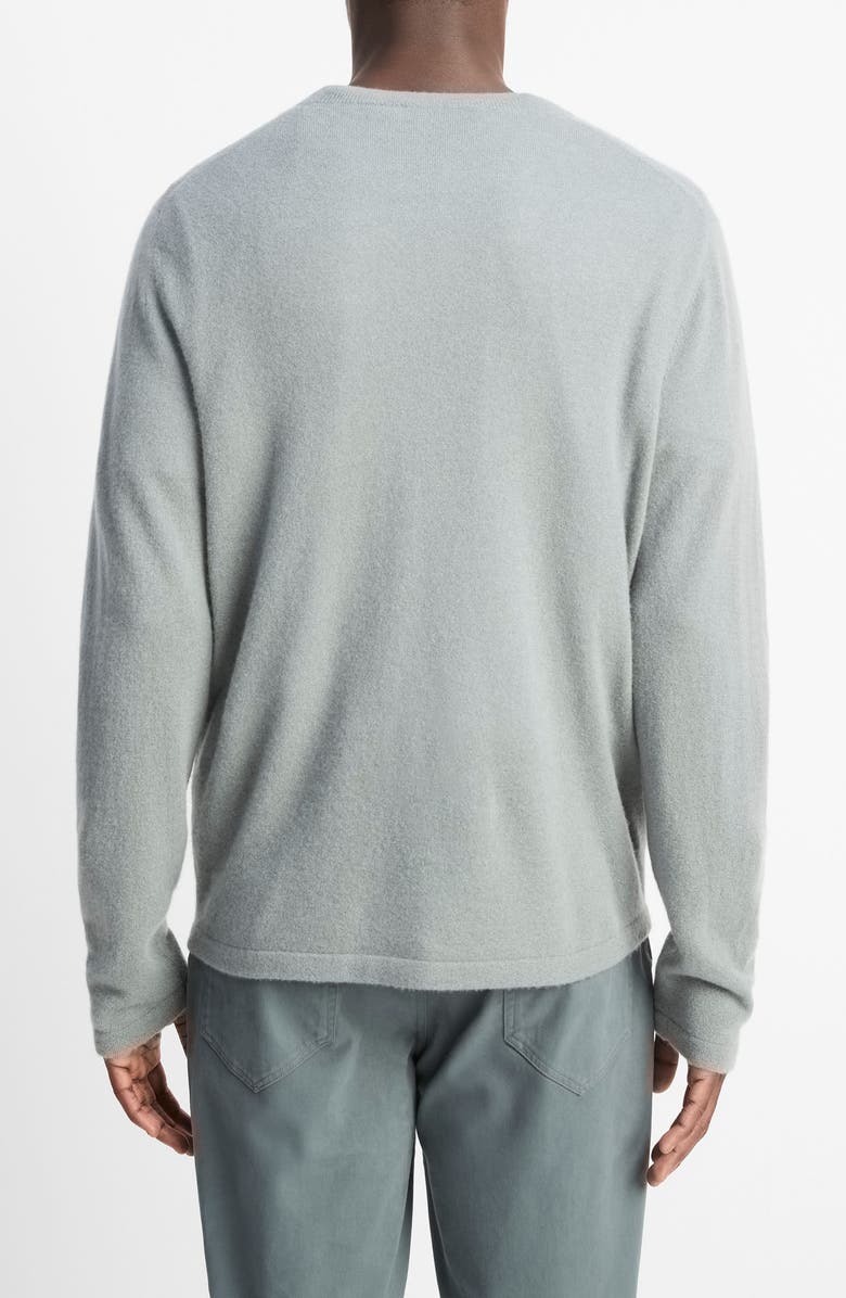 Vince Cashmere & Mulberry Silk Crewneck Sweater, Alternate, color, Light Harbor Blue