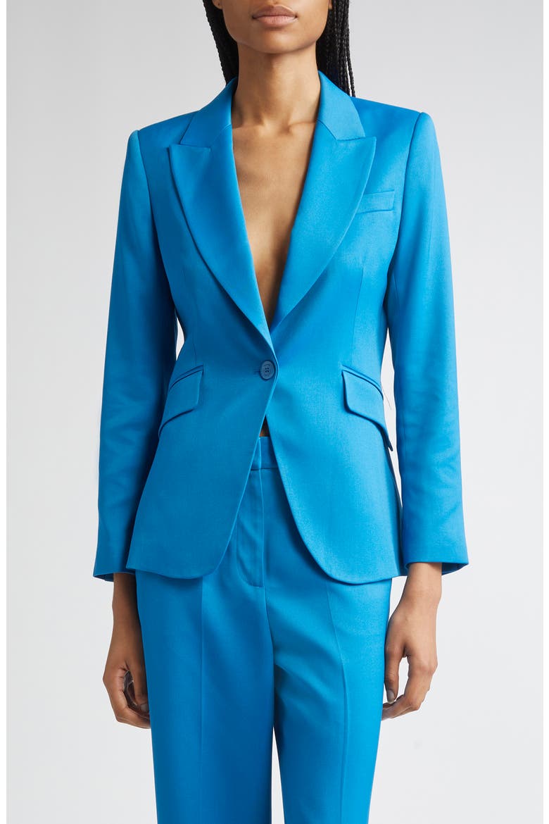 Millie One-Button Blazer, Main, color, BLUE