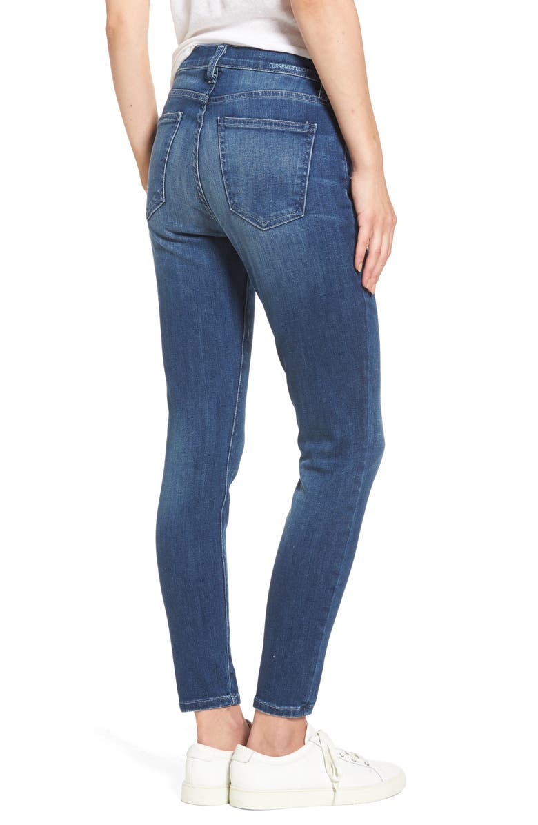 Current/Elliott The Stiletto High Waist Skinny Jeans, Alternate, color,
