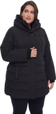 Alpine North KOOTNEY PLUS SIZE - Vegan Down Mid-Length Parka Coat