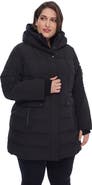 Alpine North KOOTNEY PLUS SIZE - Vegan Down Mid-Length Parka Coat