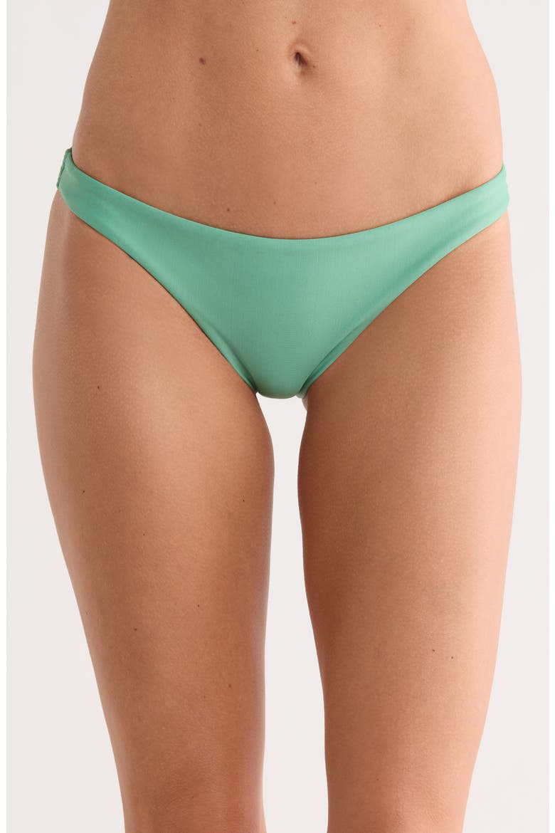 Solid Basic Bikini Bottoms, Main, color, GREEN