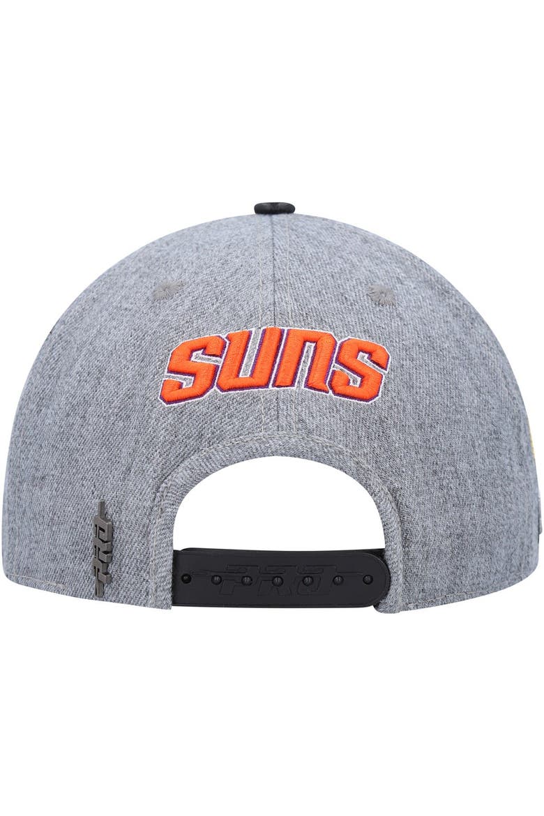 Men's Pro Standard Gray/Black Phoenix Suns Classic Logo Two-Tone Snapback Hat, Alternate, color, Gray